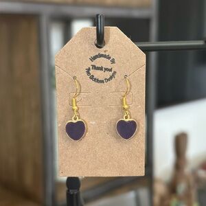 Handmade RECYCLED earrings GOLD
